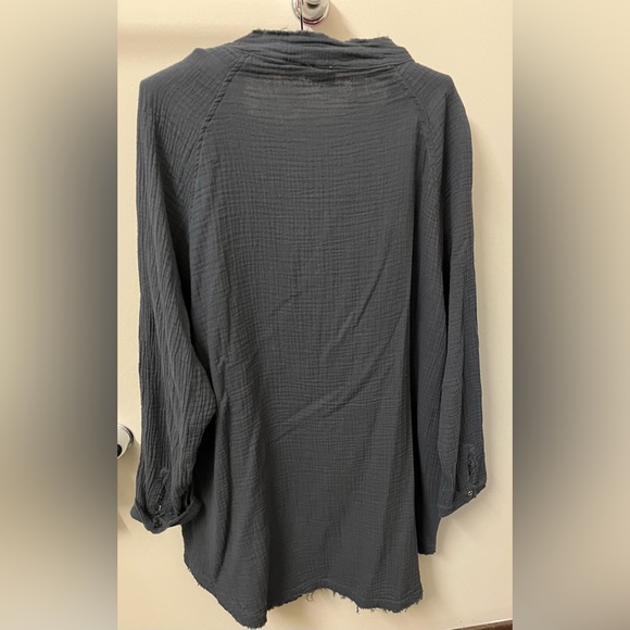 Long Sleeve Cotton Dress with Pockets. Size Small. - Picture 2 of 11